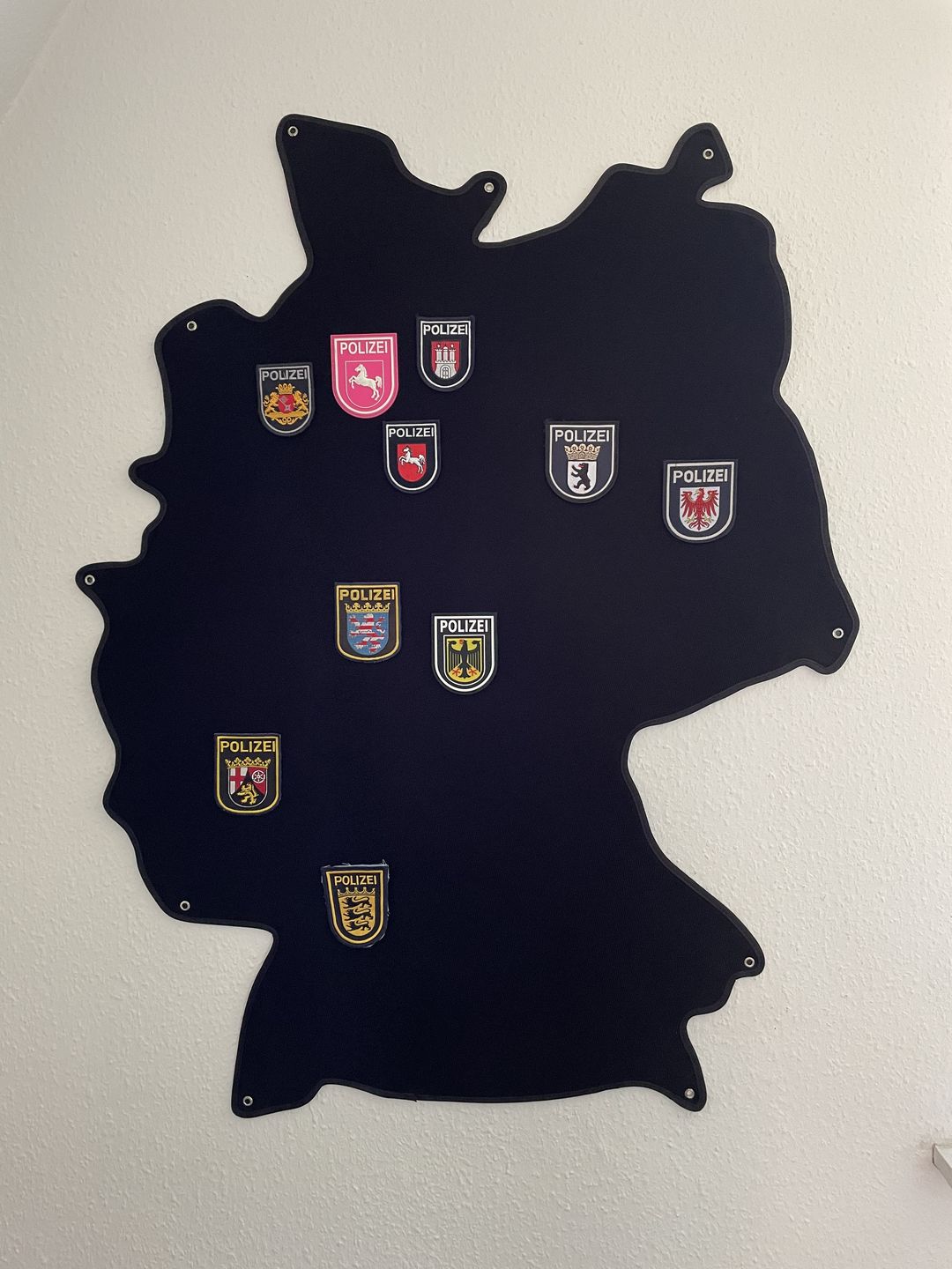Customer photo review of Deutschland Patch-Klettmatte