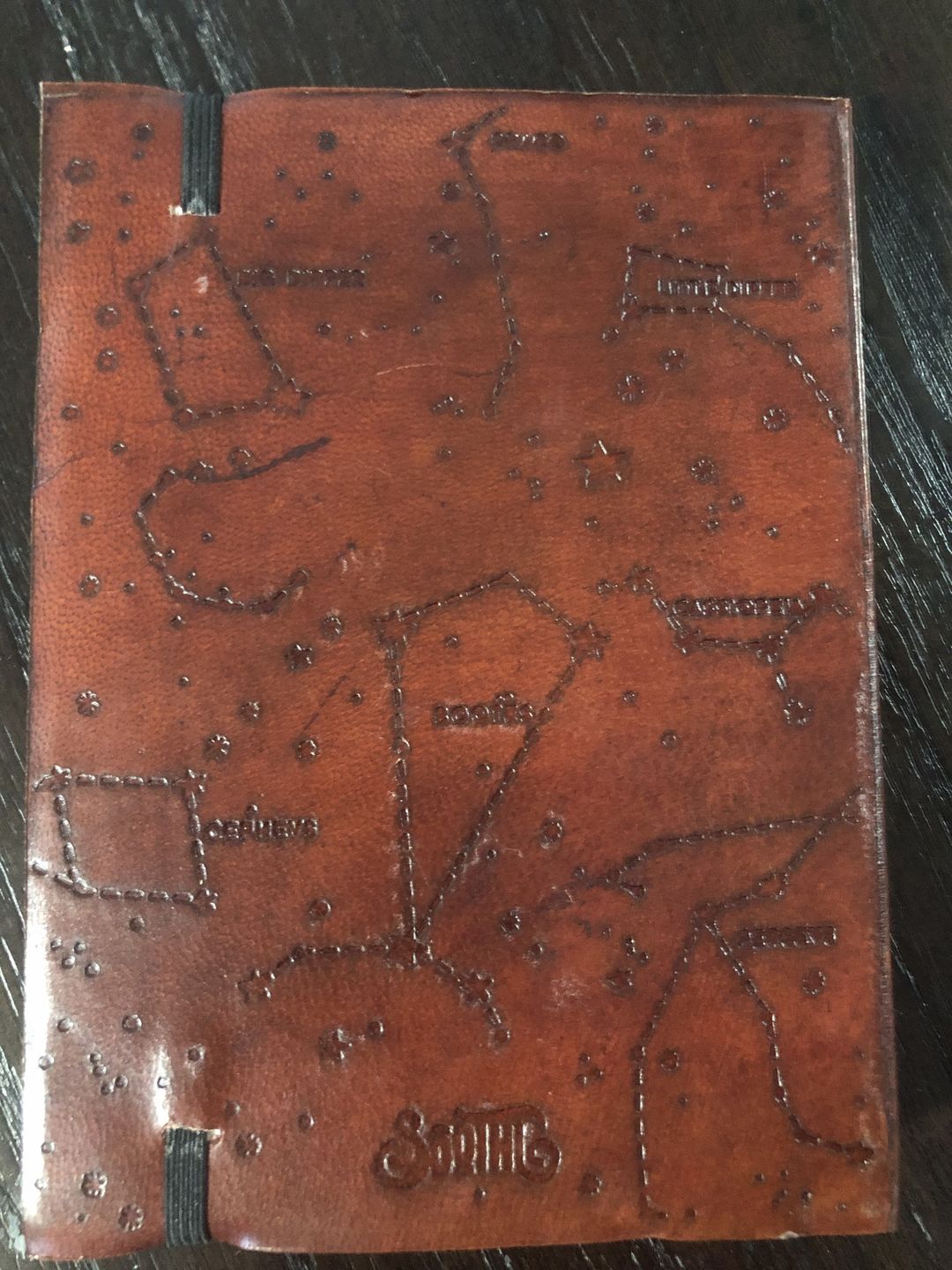 Customer photo review of Weird And Wonderful Quote Leather Journal - 5x7 Lined