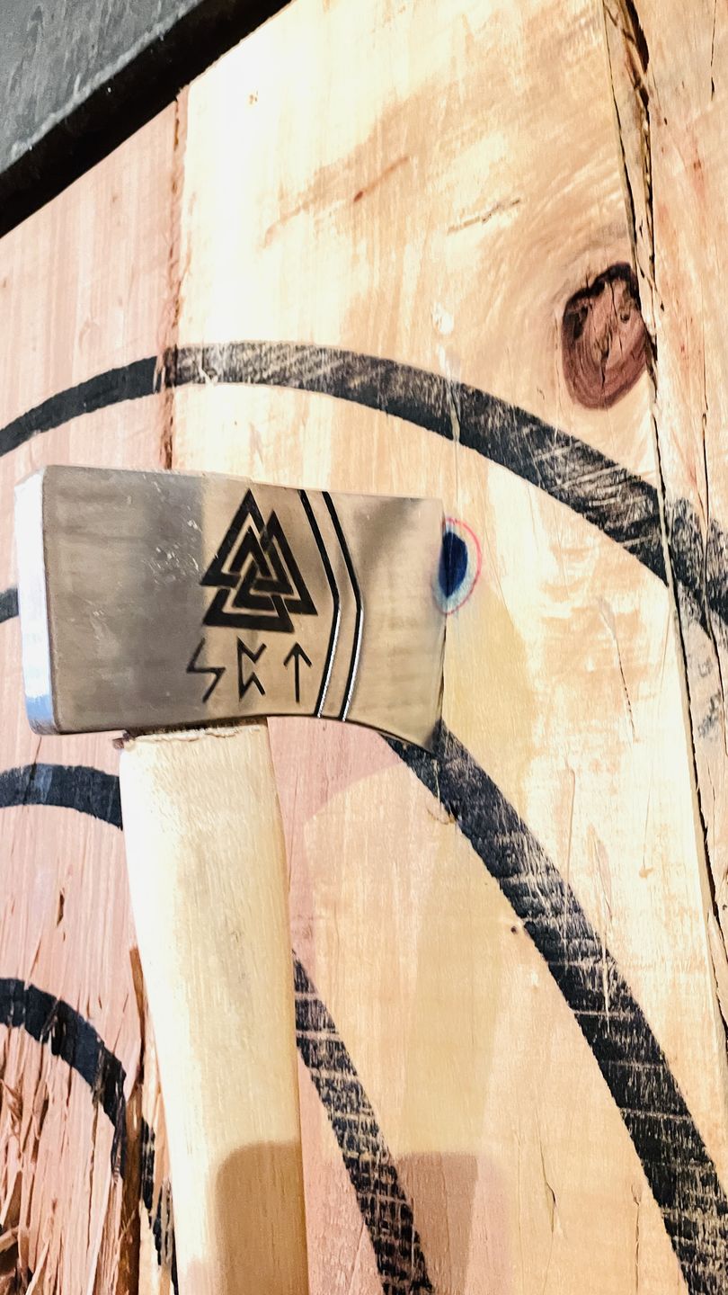 Customer photo review of The Corporal Throwing Axe