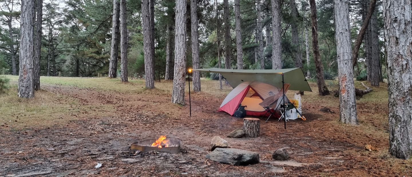 Customer photo review of 3m x 3m Lightweight Tarp