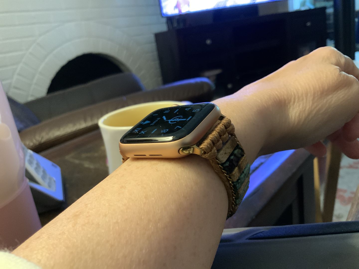 Customer photo review of Indigenous Coast Apple Watch Strap