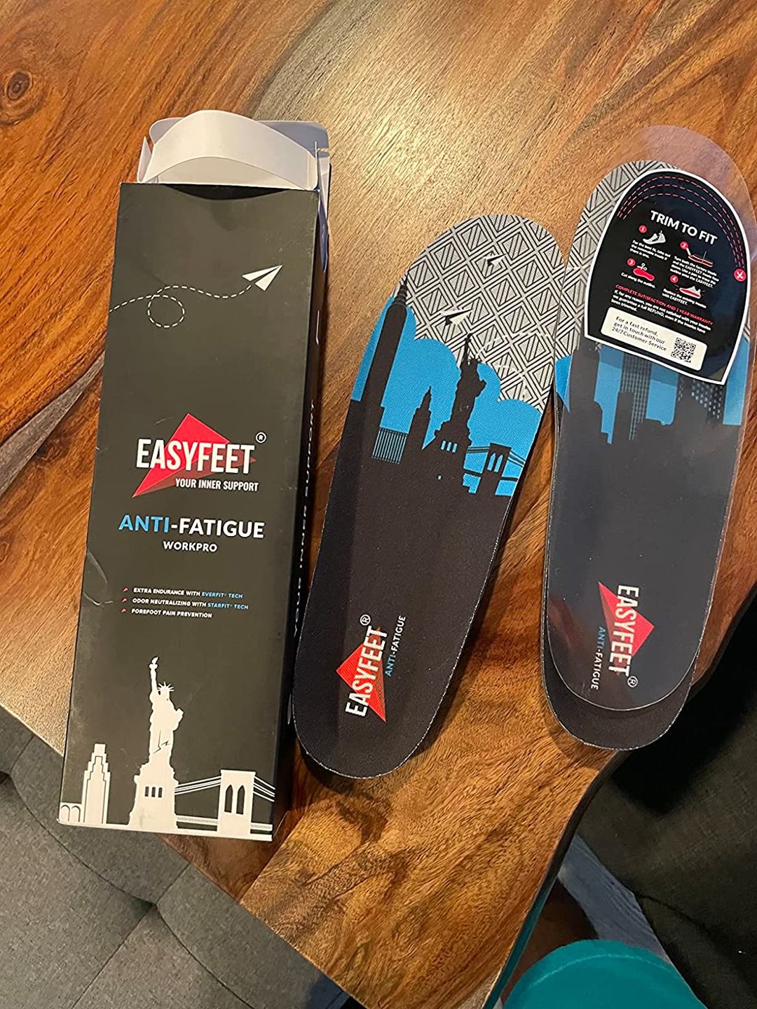 Customer photo review of Anti-Fatigue Insoles