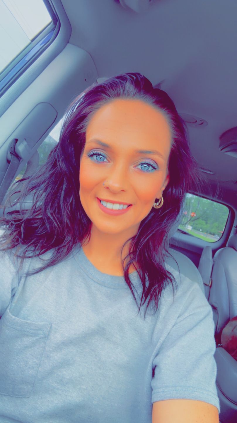 Customer photo review of Pure Nature Blue Prescription Colored Contact Lenses