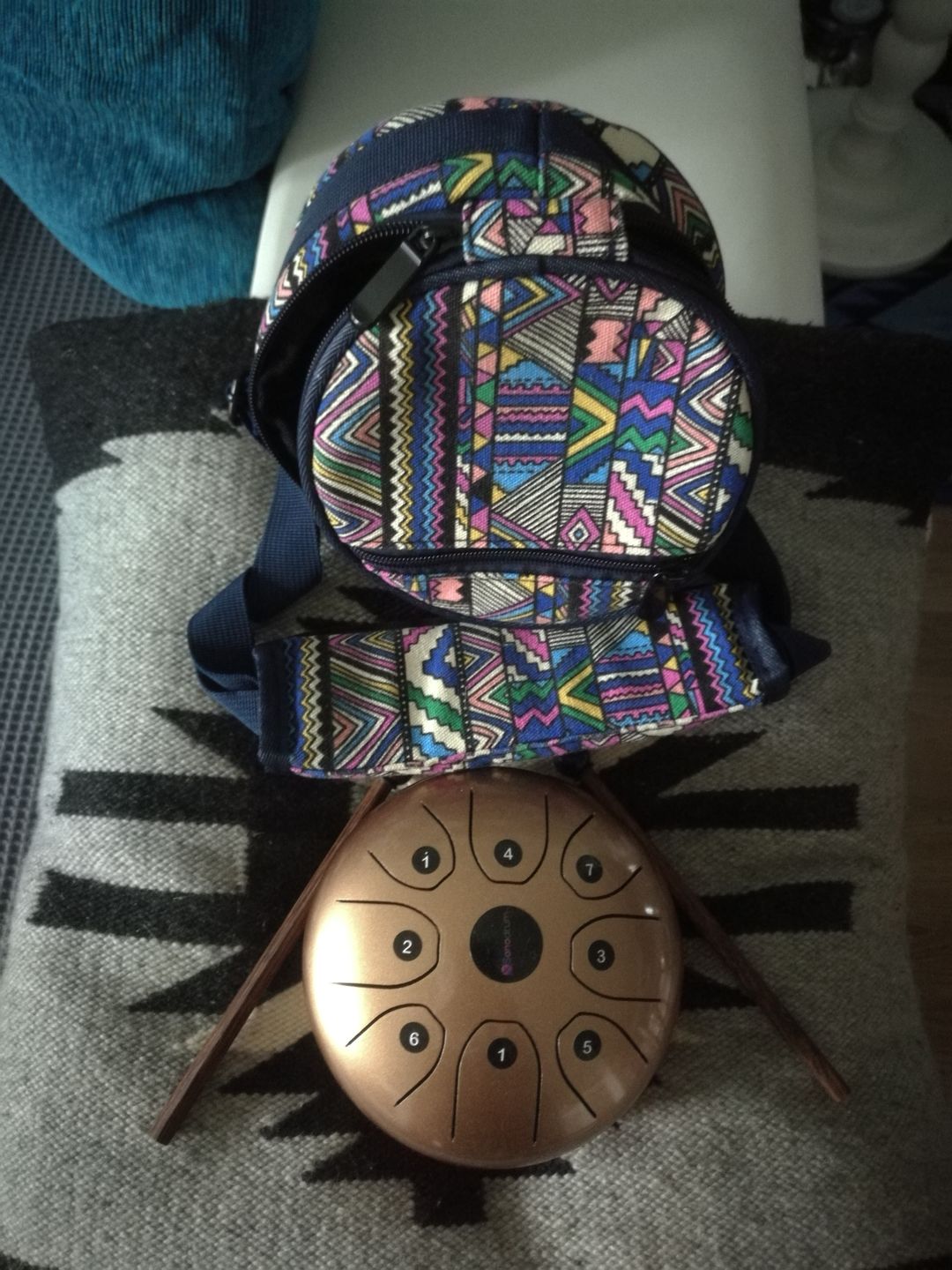 Customer photo review of Sonodrum Zungentrommel - "Standard" - Handgefertigt - (14cm / 20cm) - 8 Zungen - C-Dur