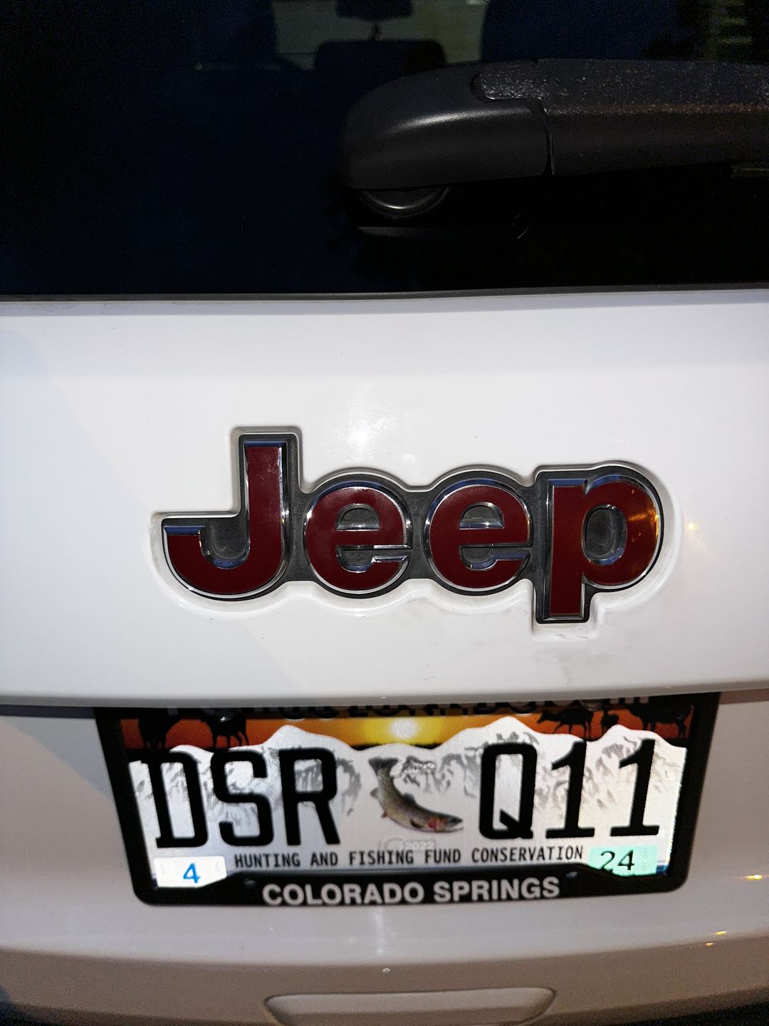 Customer photo review of Jeep Emblem Overlay Decals – Solid Colors | Fits Grand Cherokee, Grand Cherokee L