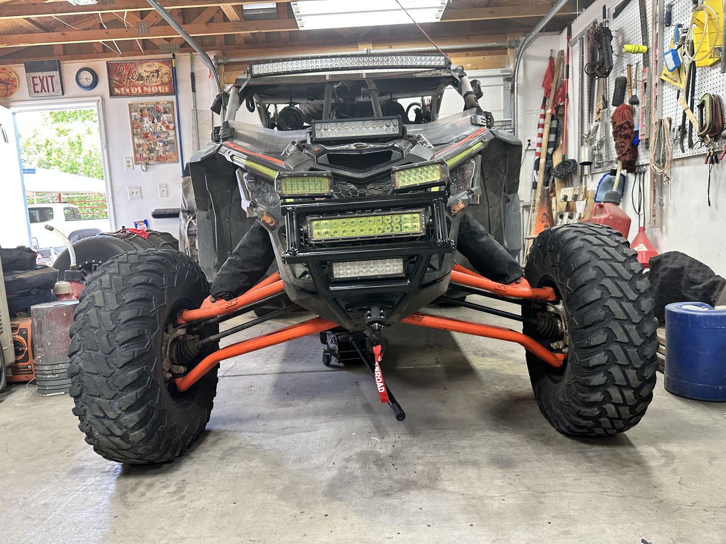 Customer photo review of OPENROAD 4500lbs ATV/UTV Winch with Synthetic Rope and Wireless Remotes