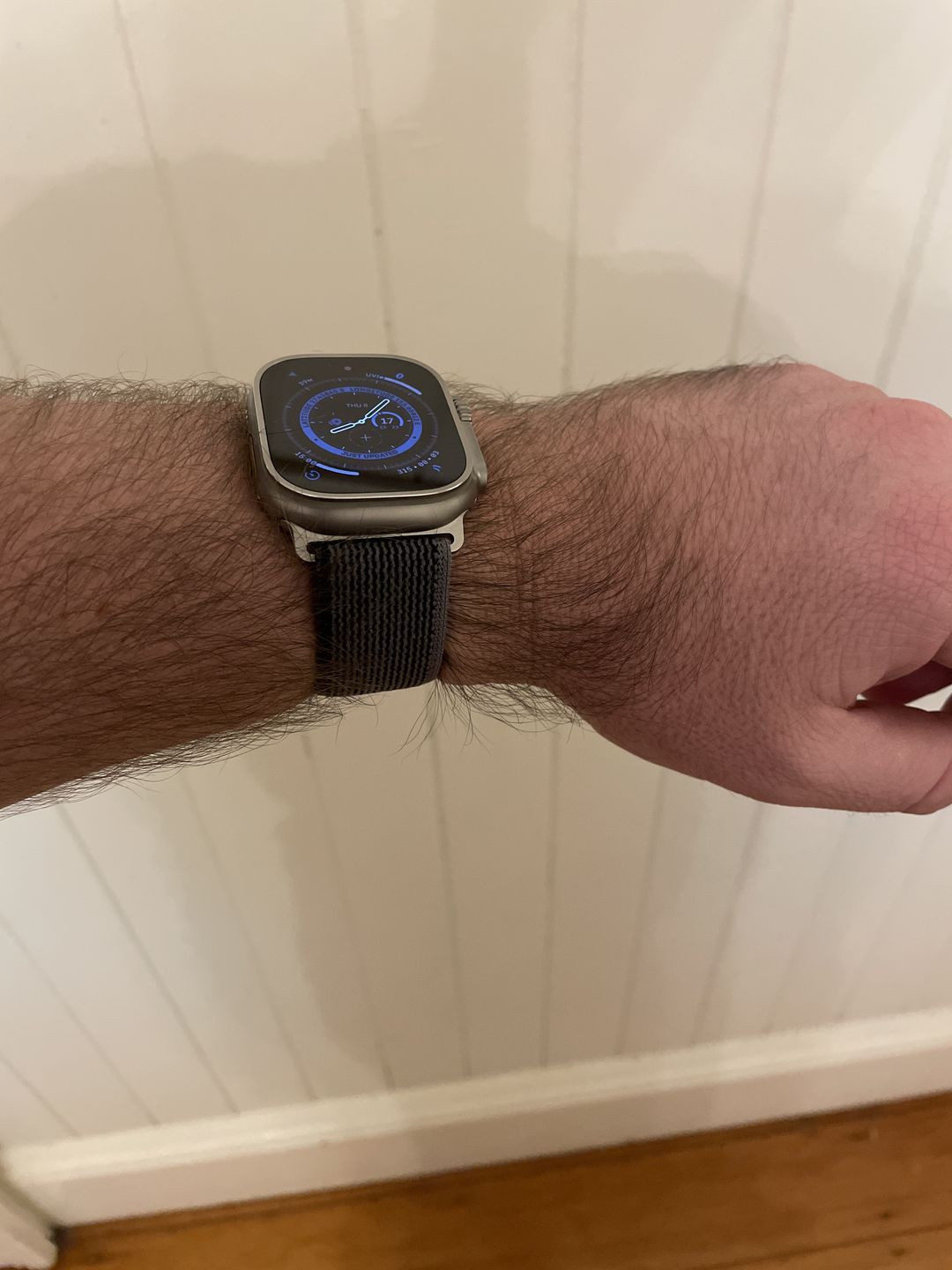 Customer photo review of Trail Loop Apple Watch Band