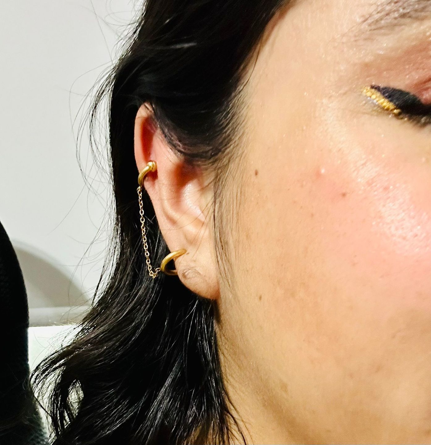 Customer photo review of Ear cuff con extensión
