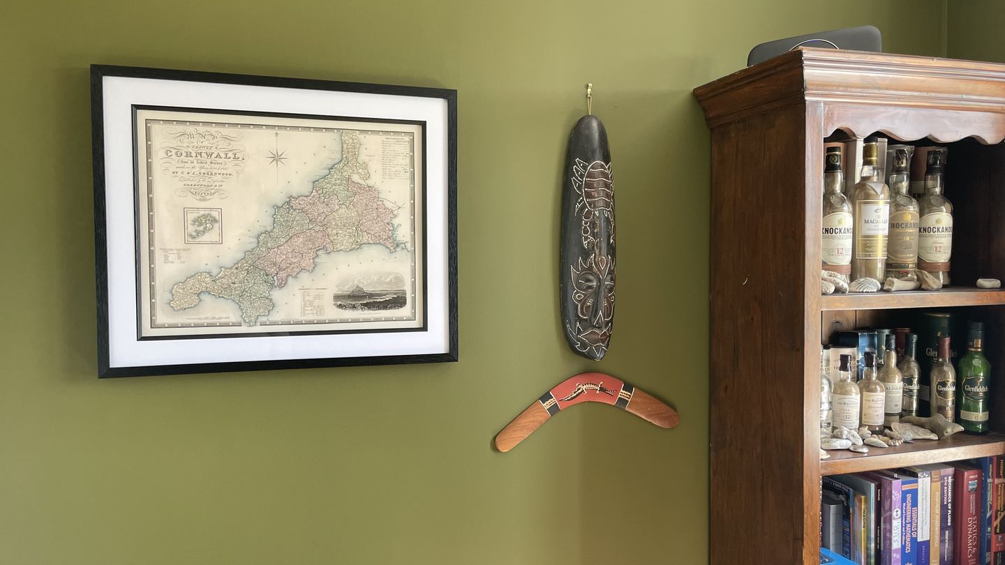 Customer photo review of Old Map of Cornwall and Scilly, 1829 by Greenwood & Co. - Penzance, St Ives, Plymouth, Lands End, Padstow