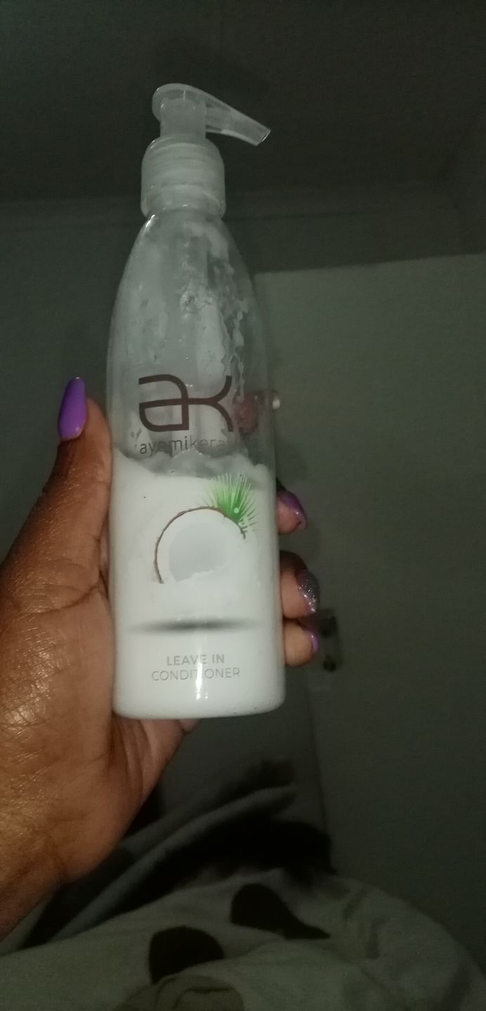 Customer photo review of Styling & Maintenance : AK Leave in Conditioner (Curl enhancer)