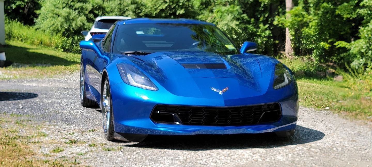 Customer photo review of Corvette C7 Carbon Flash Front Bumper Grill