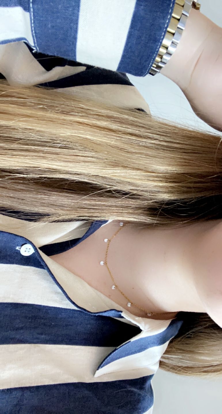 Customer photo review of Lynda Halskette | 18K vergoldet