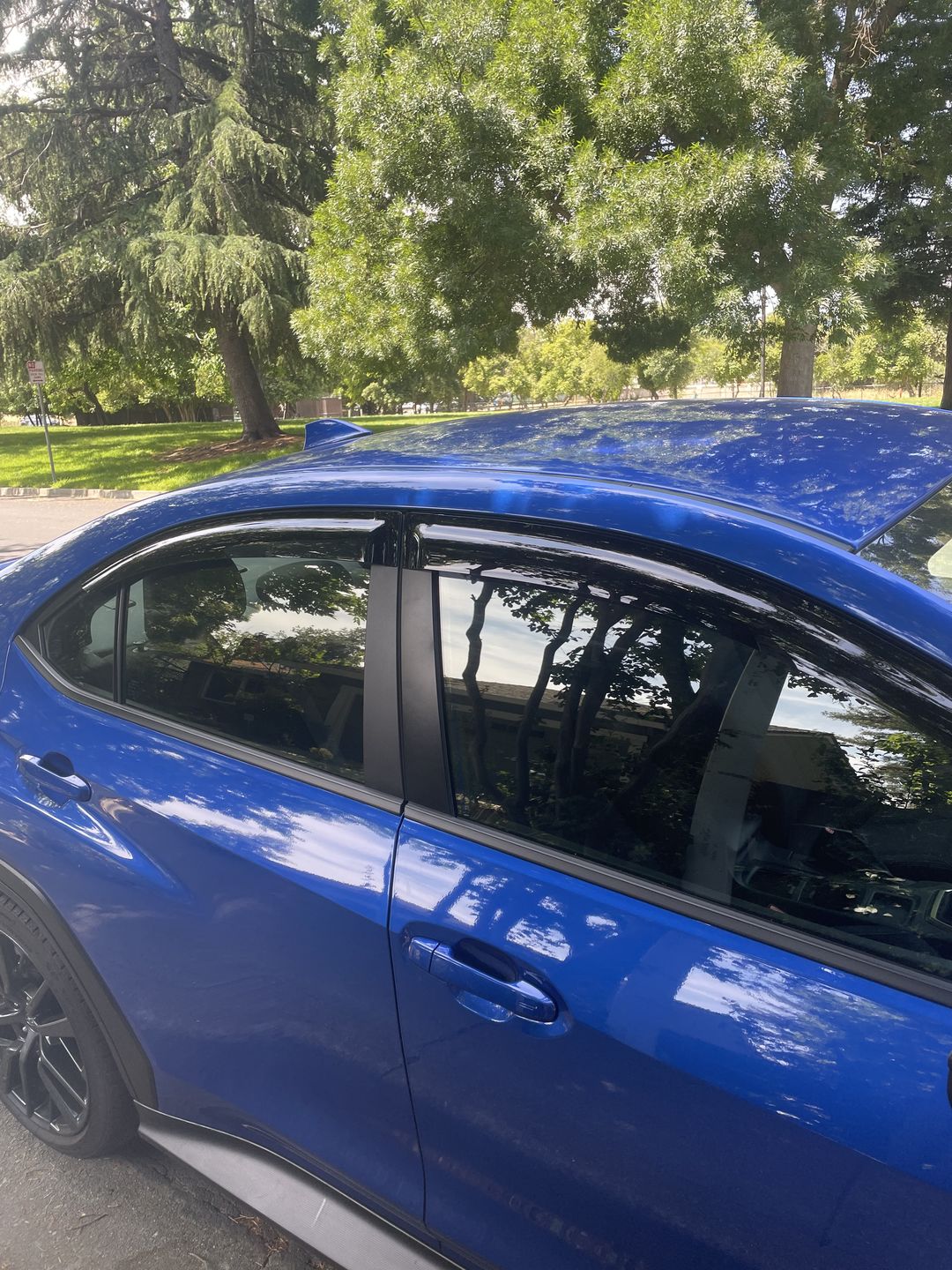 Customer photo review of Window Visors Sun/Rain Guards
