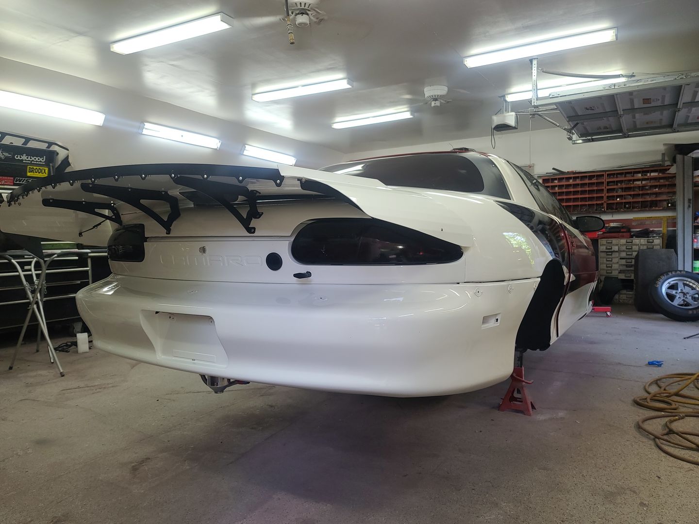 Customer photo review of 1993-2002 4th Gen Camaro 15" Strutless Drag Wing w/ Adjustable Wicker 31-180
