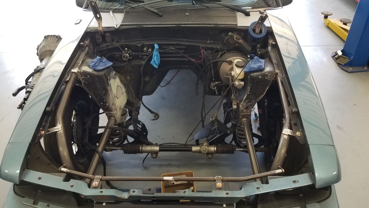 Customer photo review of 79-93 Fox Body Mustang Front Dzus Rail LX Bumper