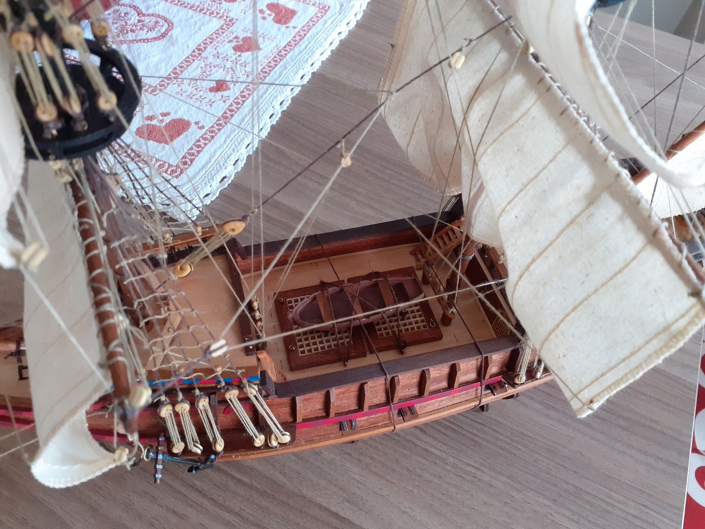 Customer photo review of Maqueta Barco Golden Hind