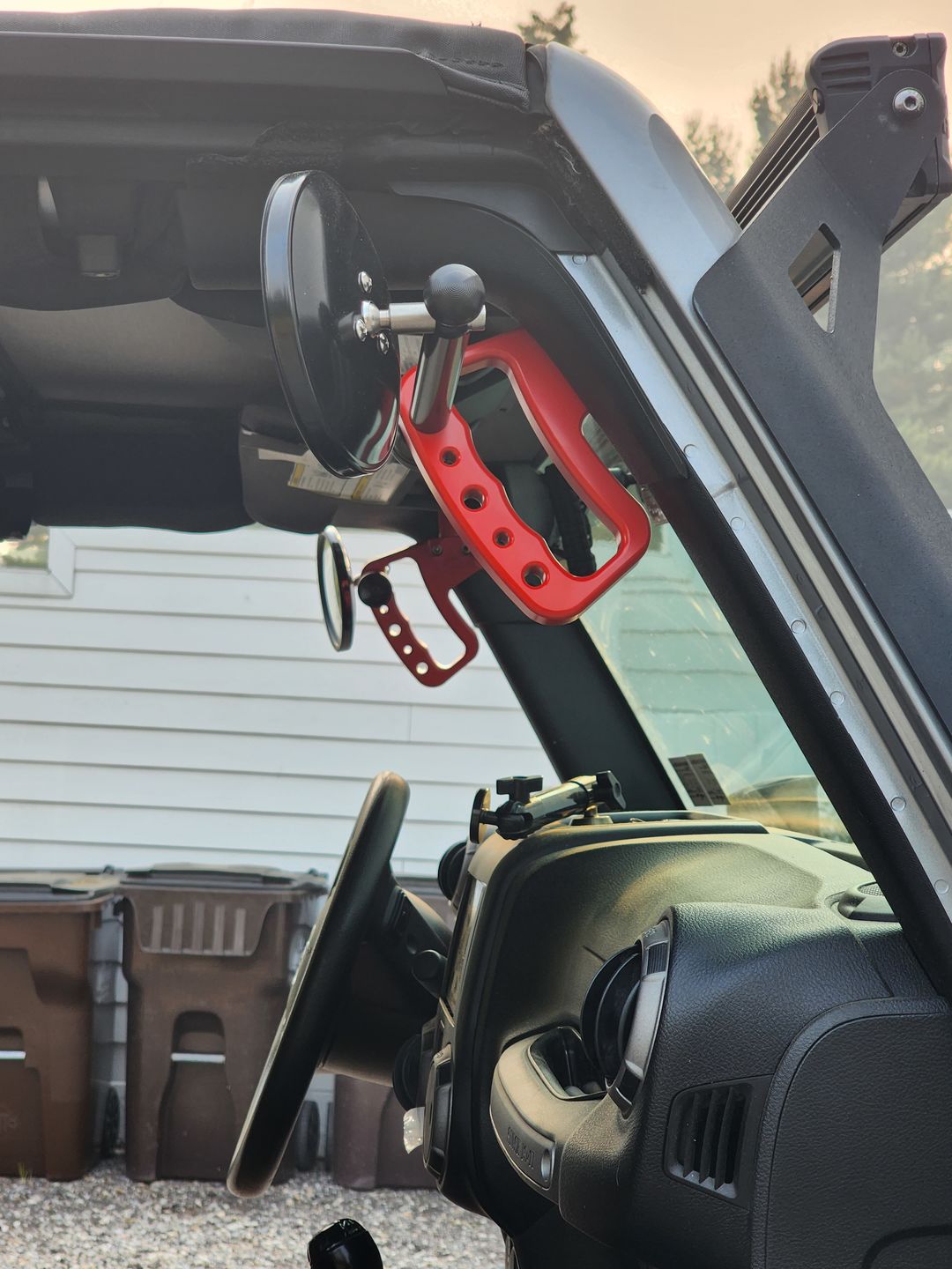 Customer photo review of JK/JKU Handles & Mirrors Bundle