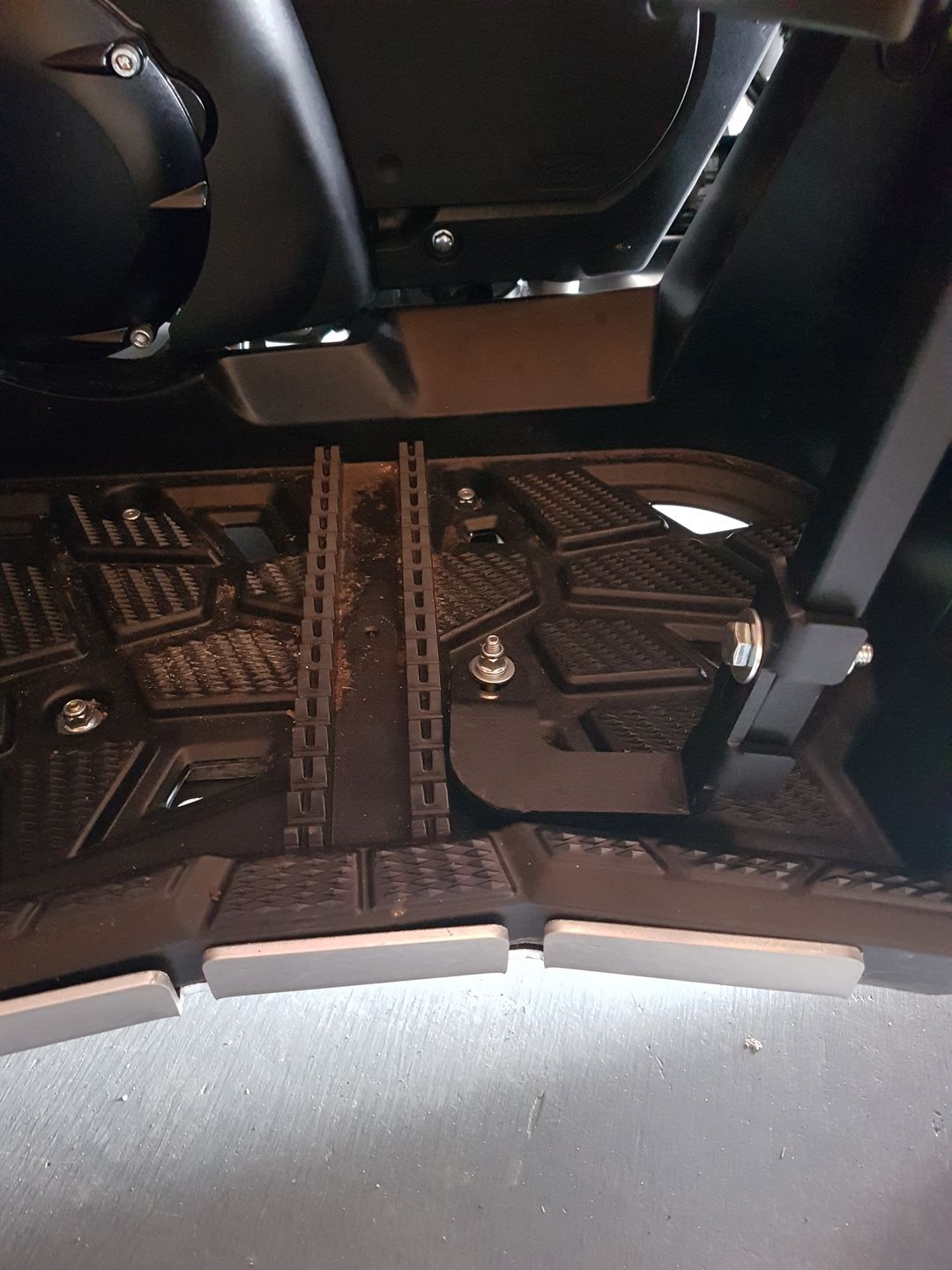 Customer photo review of Complete Aluminum Skid Plates for Yamaha Kodiak 450 (2018+)