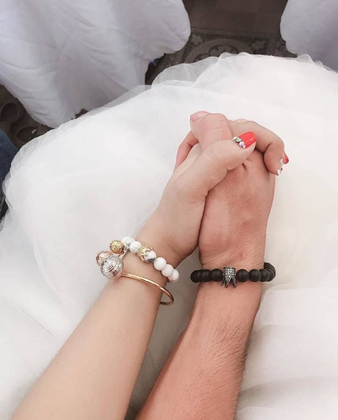 Customer photo review of Her King His Queen Bracelets