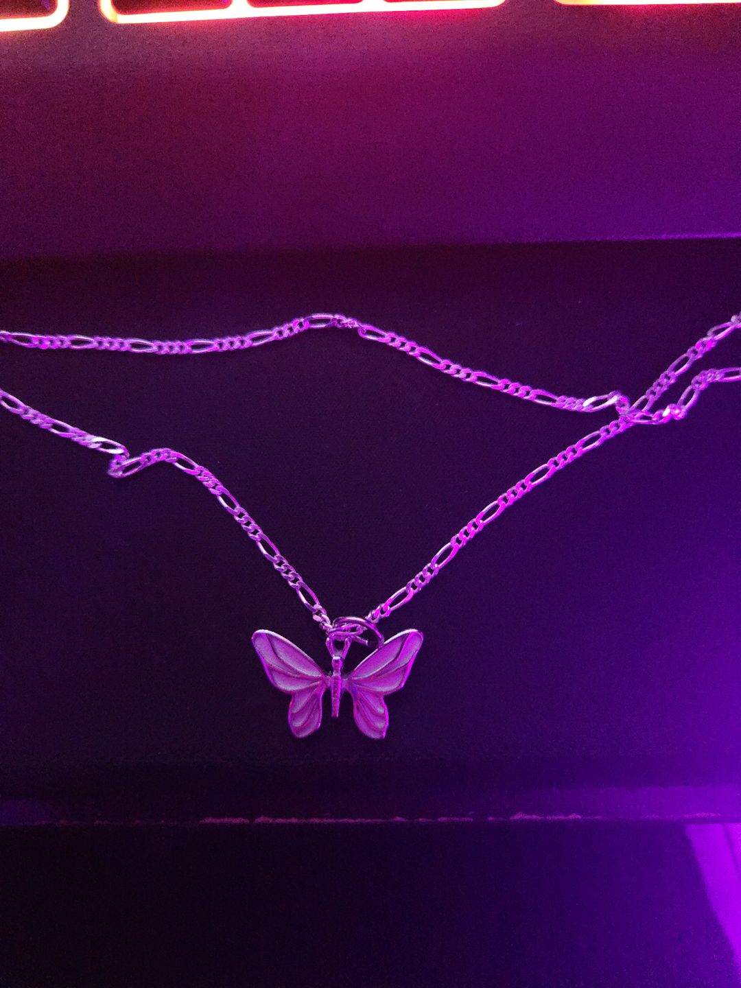 Customer photo review of BUTTERFLY PENDANT