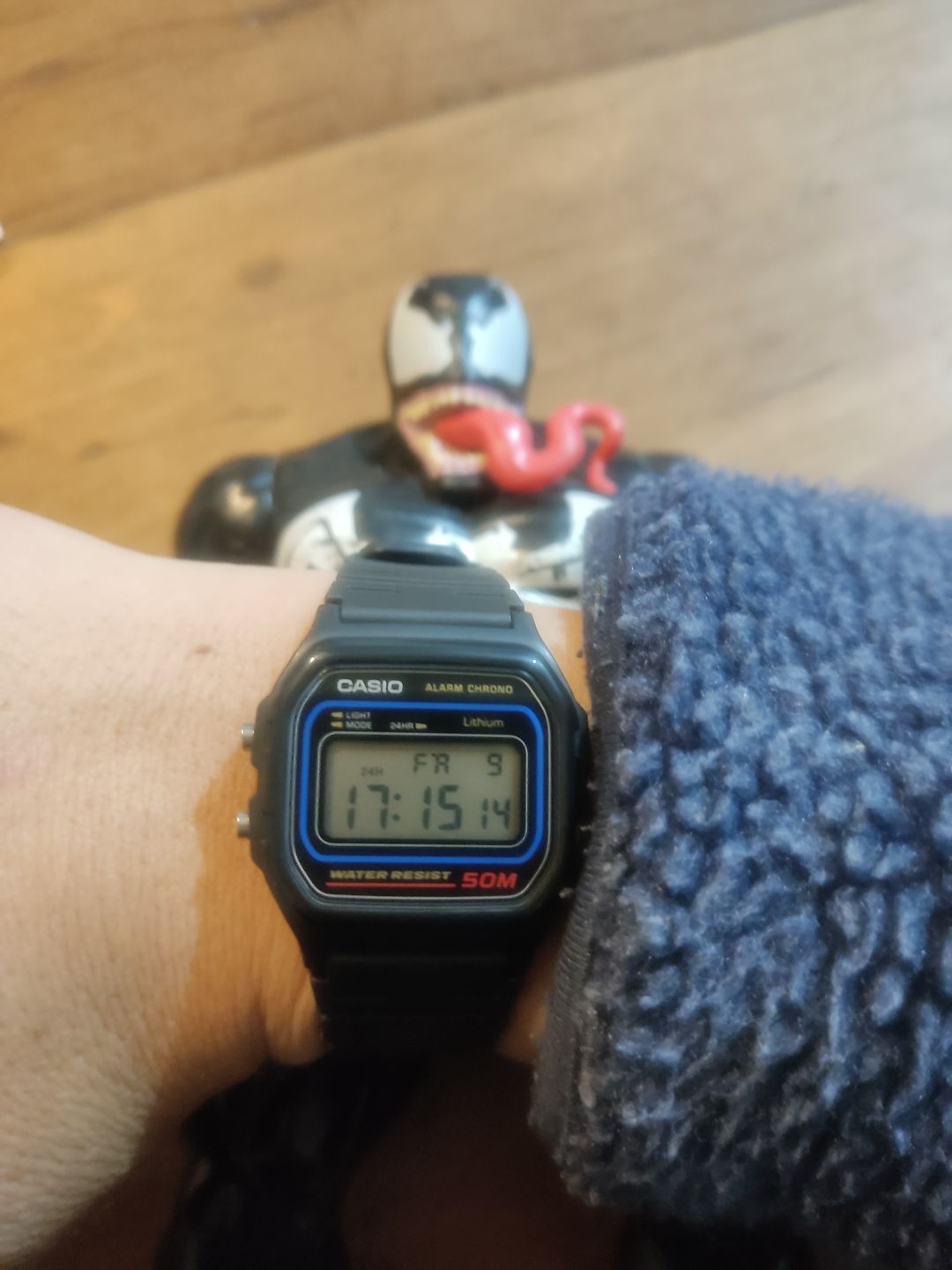 Customer photo review of Reloj Casio Vintage W-59-1VQD Azul/Negro