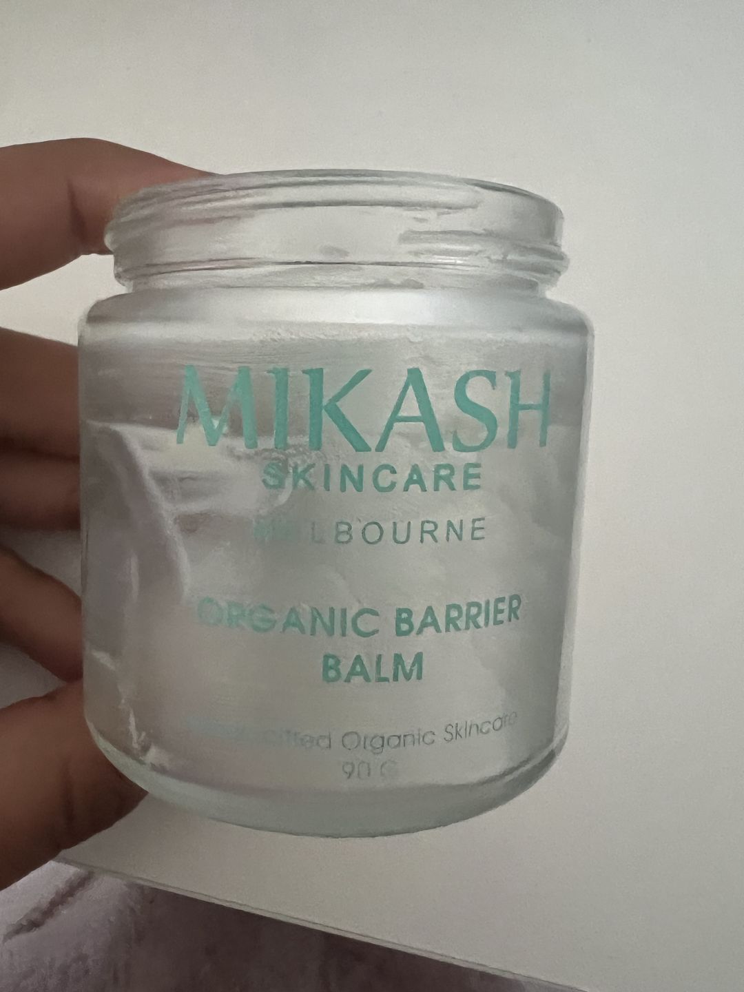 Customer photo review of Organic Barrier Balm (restocking soon)
