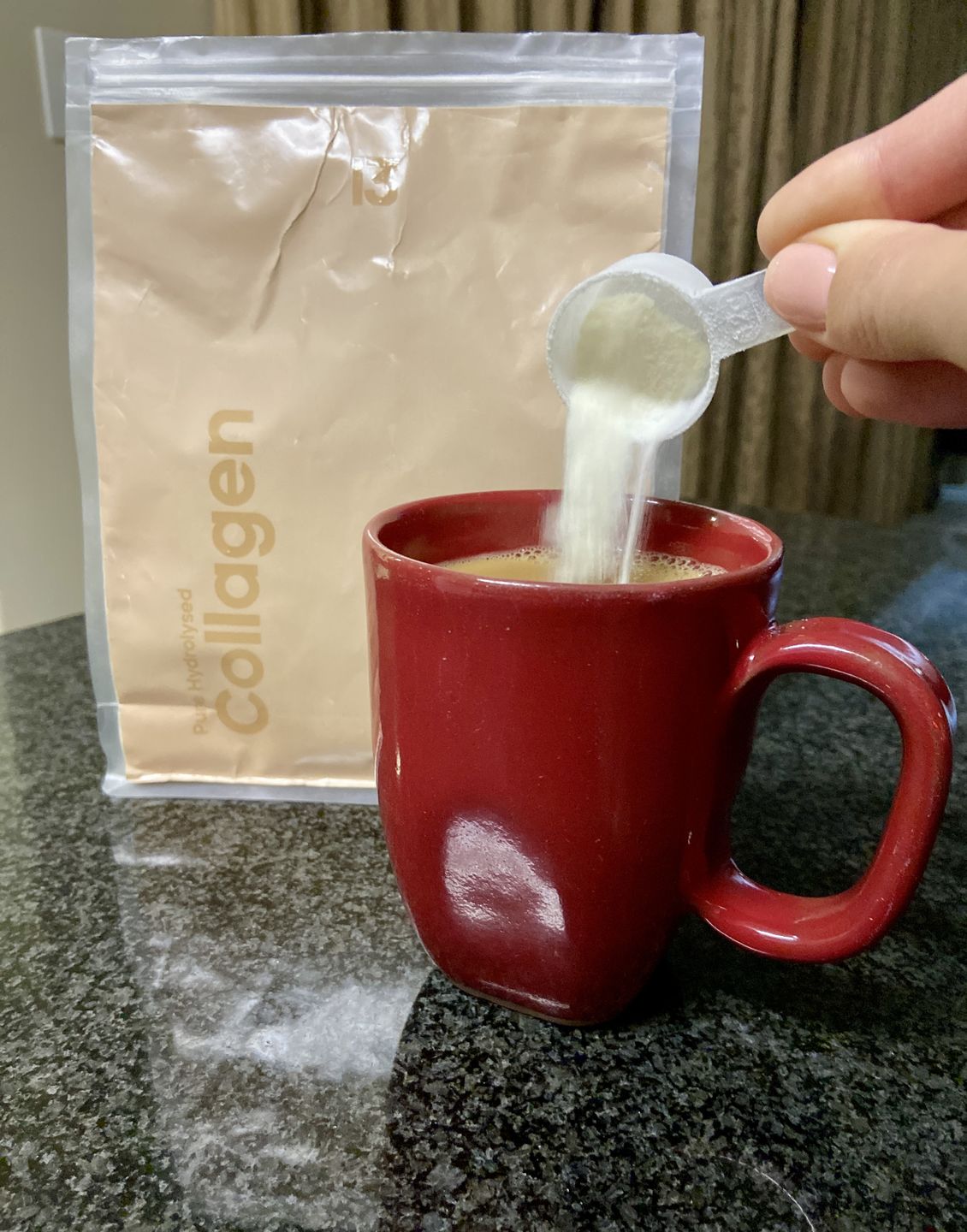 Customer photo review of Pure Hydrolysed Collagen