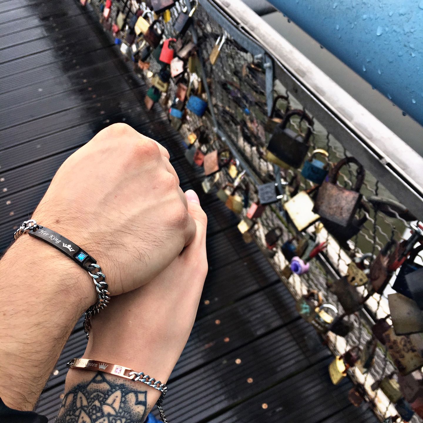 Customer photo review of Her King His Queen Bracelets