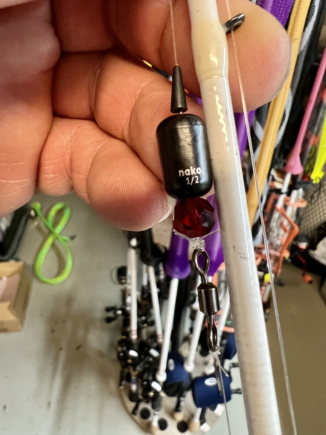 Customer photo review of 97% Purity Tungsten Barrel Weights | Carolina Weights | Bulk Pack