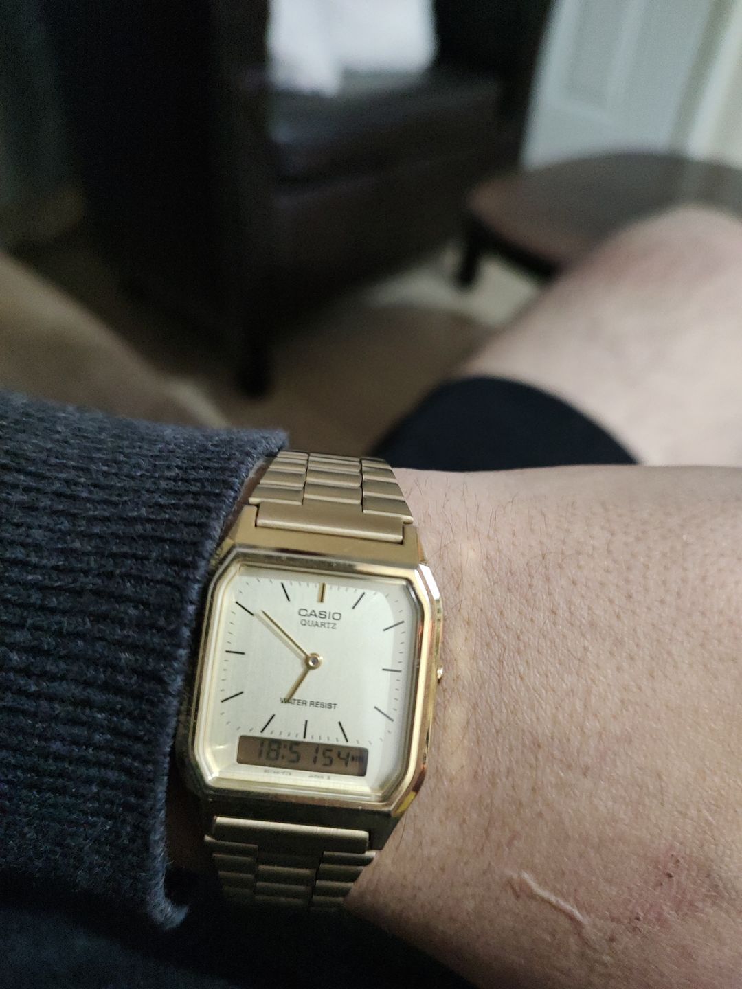 Customer photo review of Reloj Casio Vintage AQ-230GA-9DMQ Dorado