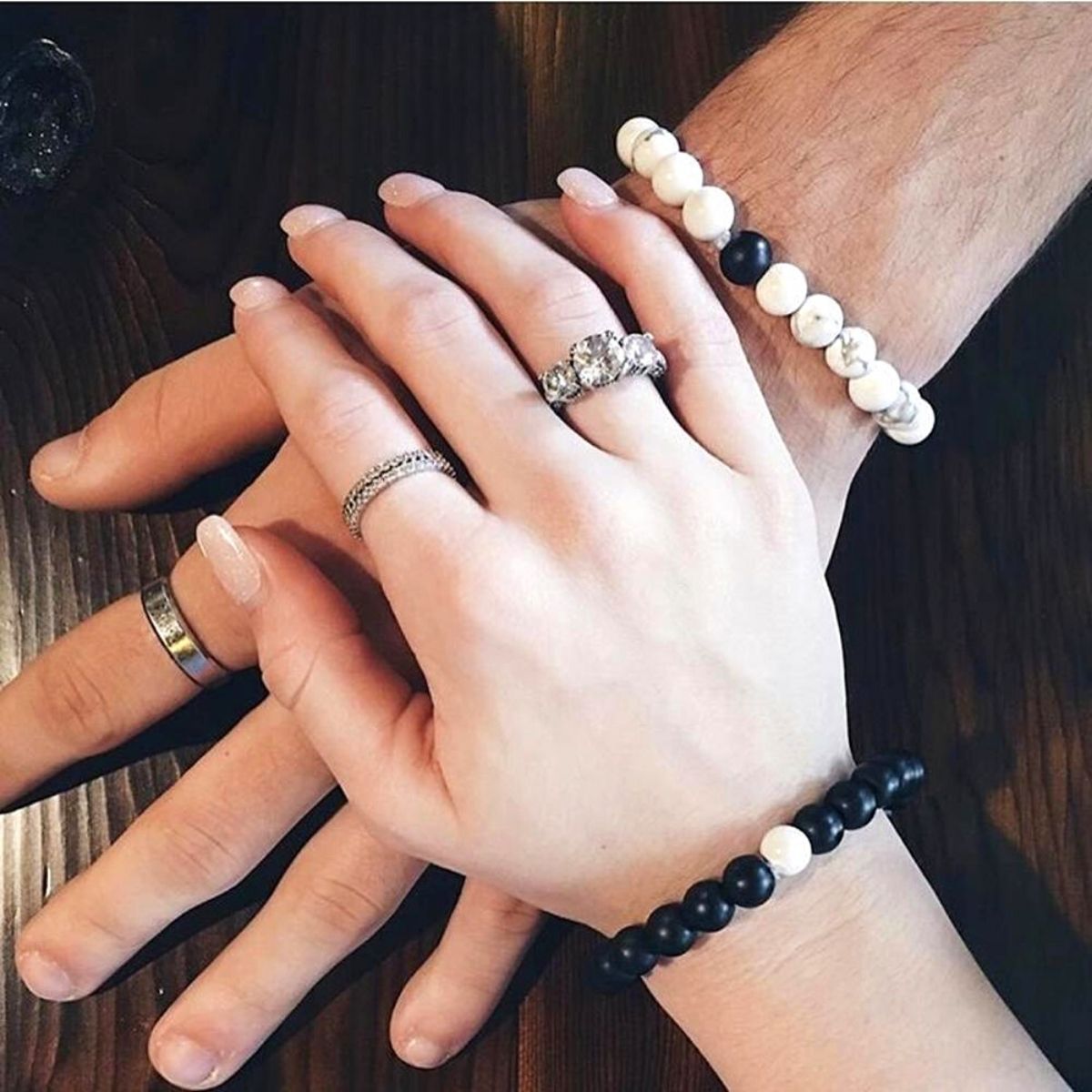 Customer photo review of Her King His Queen Bracelets