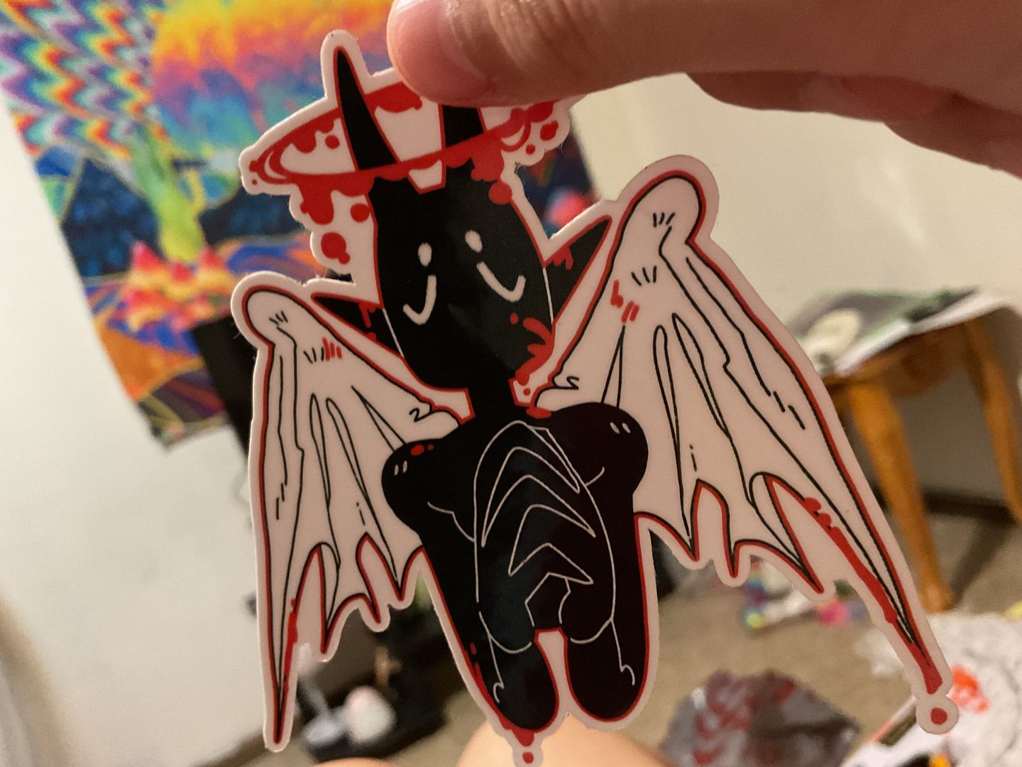 Customer photo review of Gore Angel Stickers