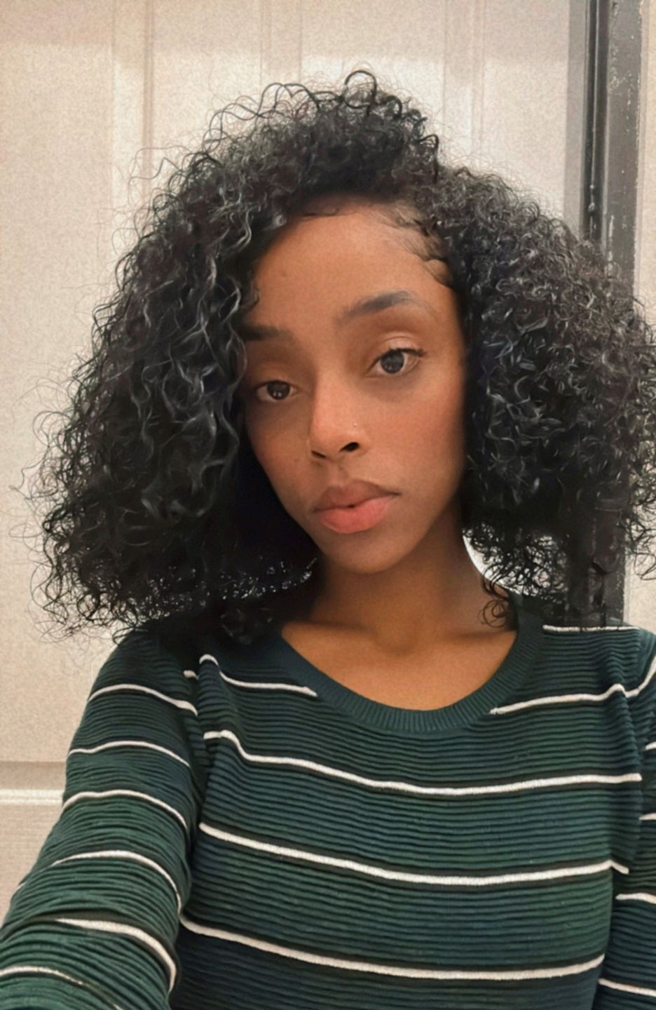 Customer photo review of Hold Me Baby Curly Hair Gel