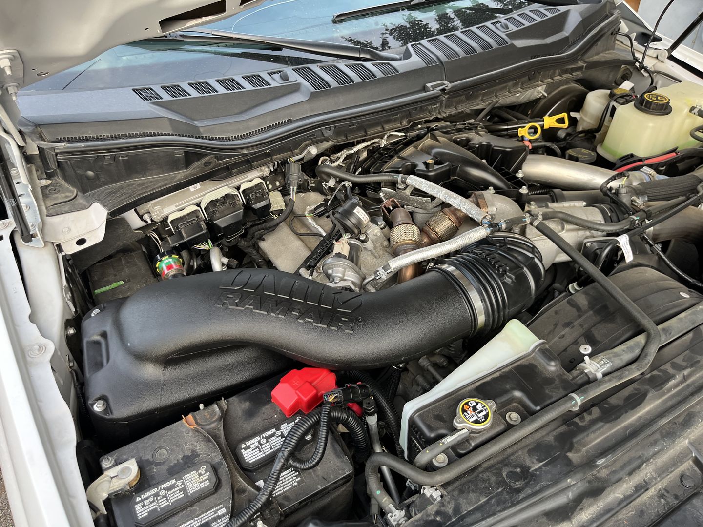 Customer photo review of 2017-2019 Powerstroke Cold Air Intake (41890)