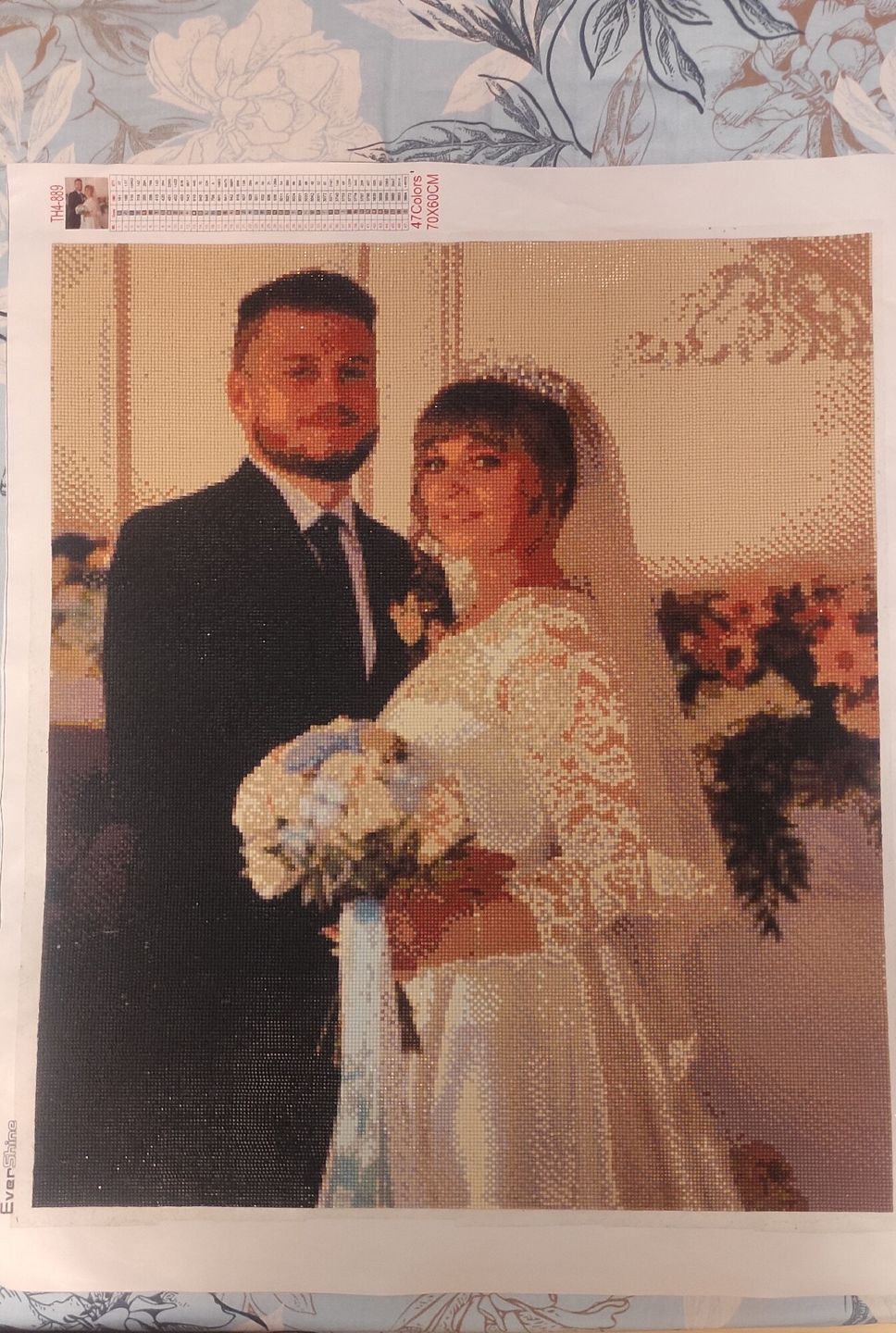 Customer photo review of DIAMOND PAINTING | DEIN WUNSCHMOTIV