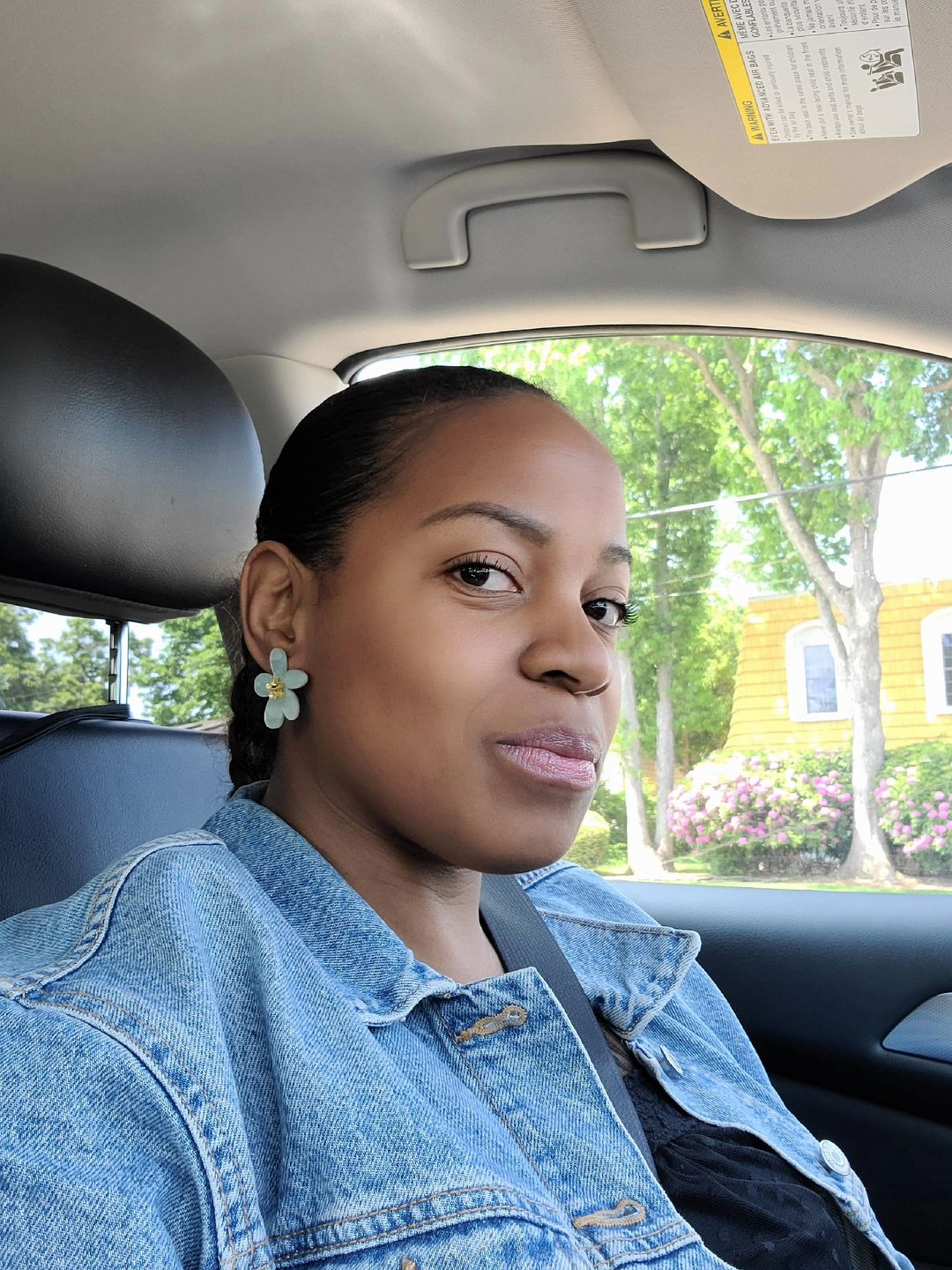 Customer photo review of Flora Studs