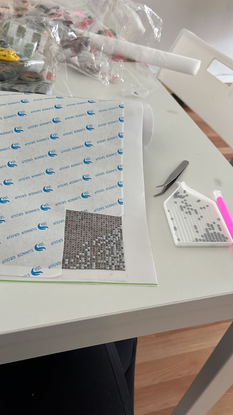 Customer photo review of DIAMOND PAINTING | DEIN WUNSCHMOTIV