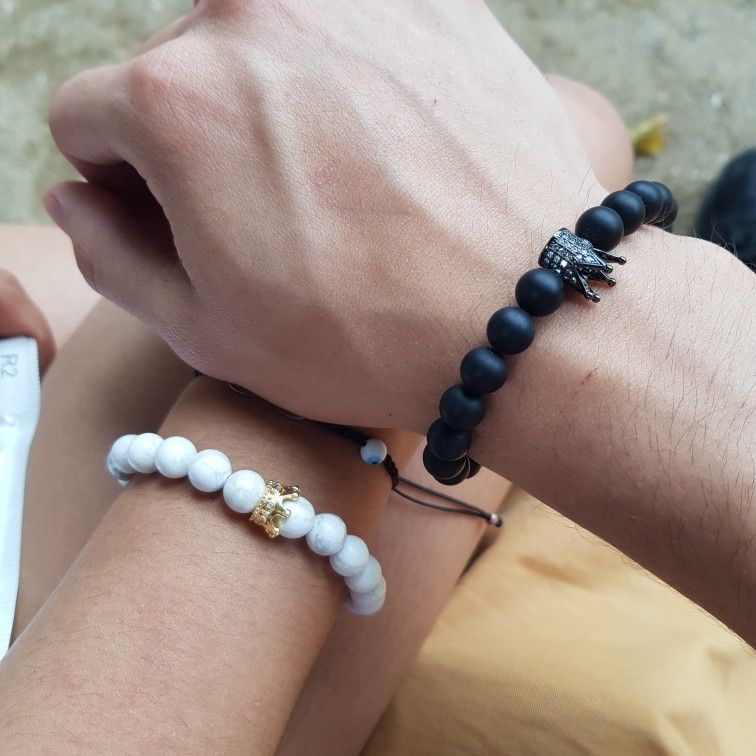 Customer photo review of Her King His Queen Bracelets