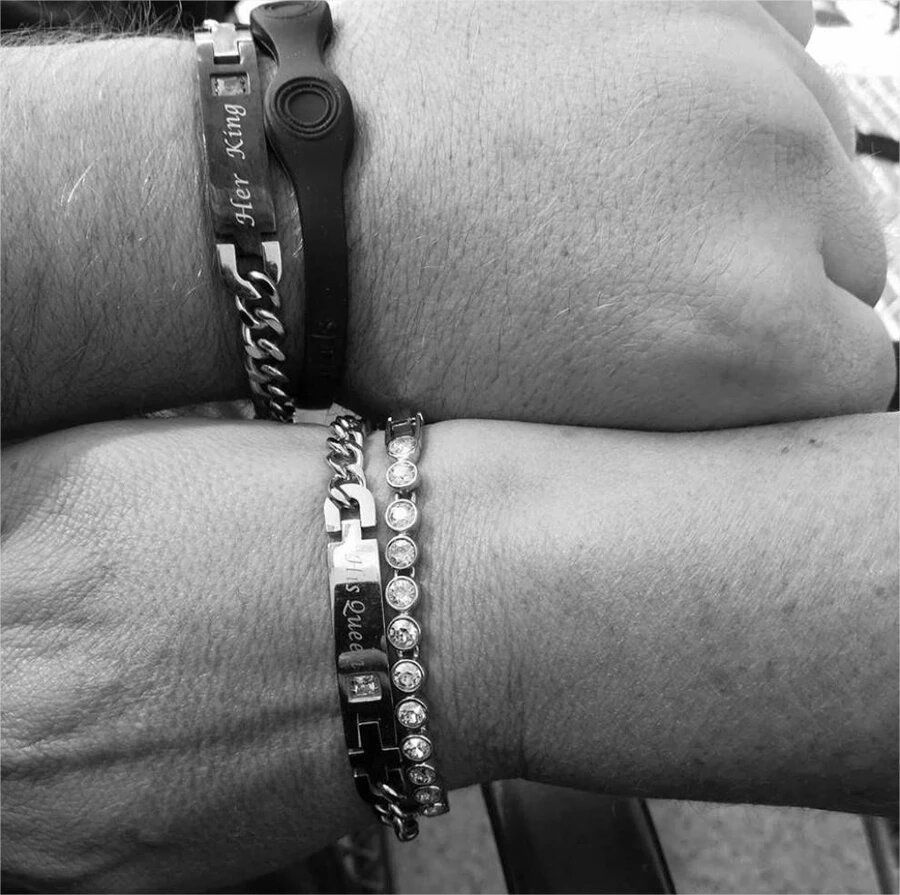 Customer photo review of Her King His Queen Bracelets