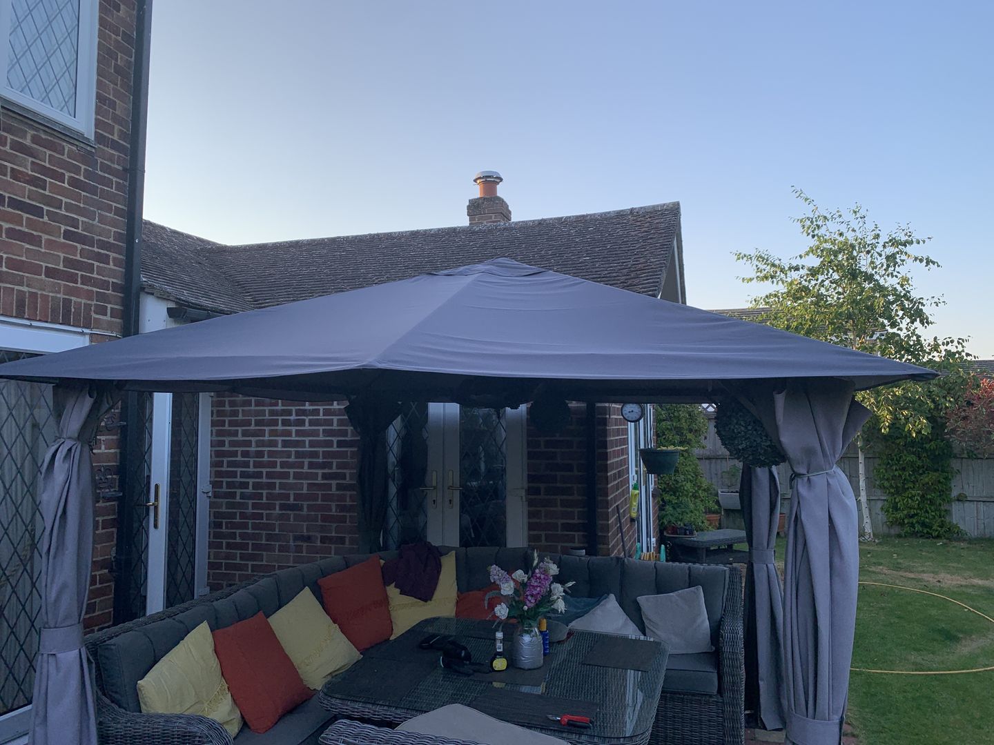Customer photo review of Glendale Highfield Gazebo Canopy