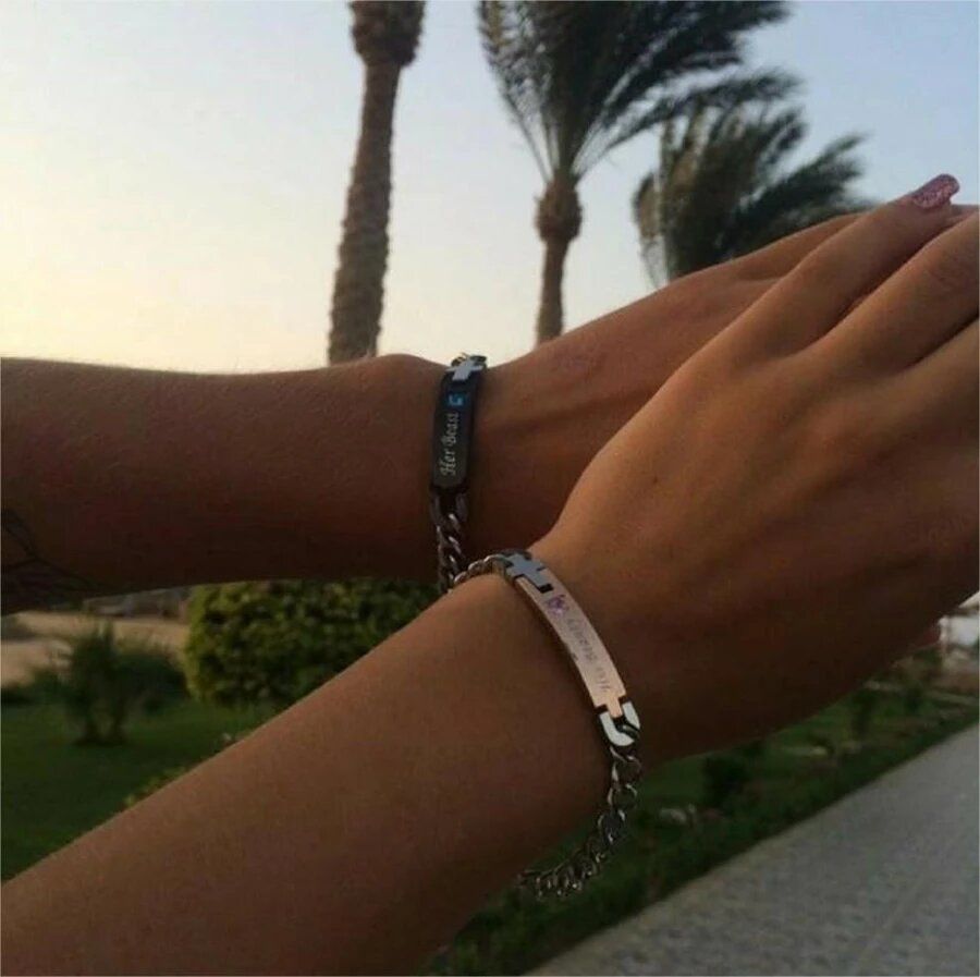 Customer photo review of Her King His Queen Bracelets