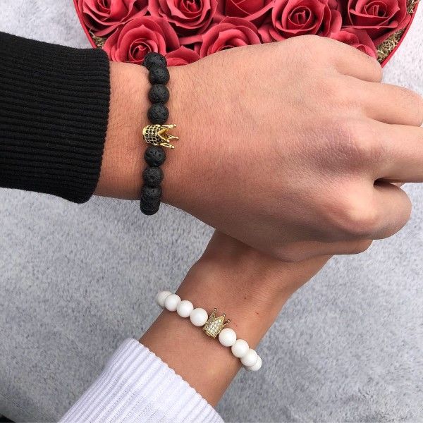Customer photo review of Her King His Queen Bracelets