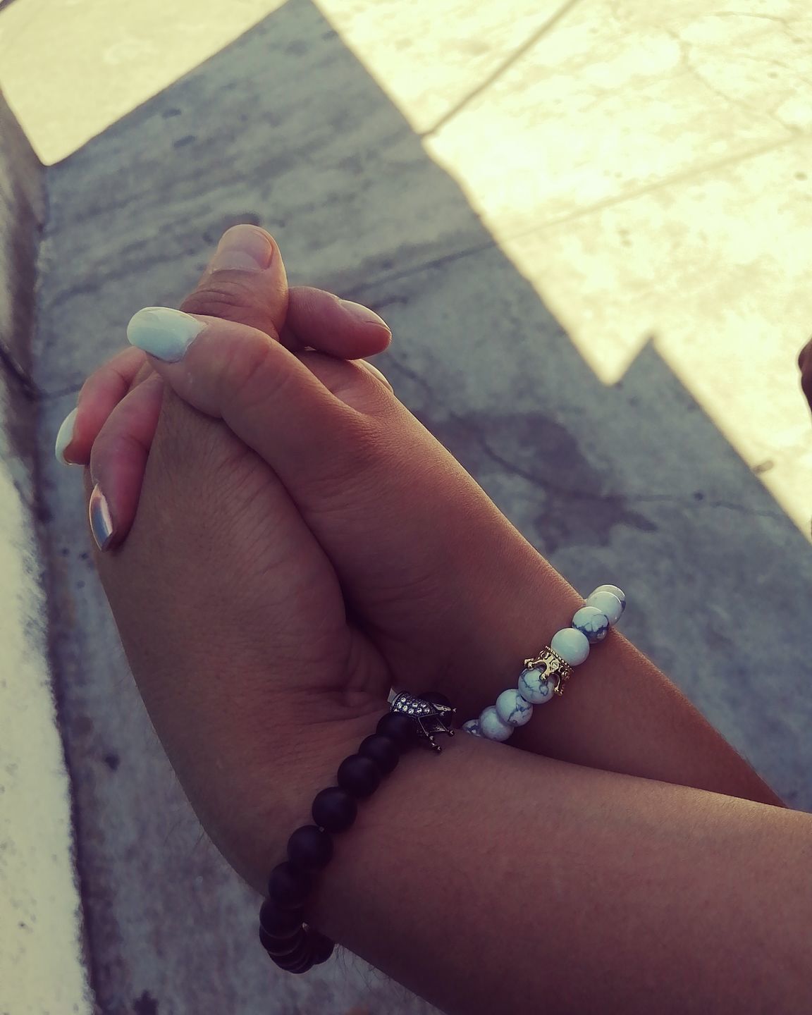 Customer photo review of Her King His Queen Bracelets