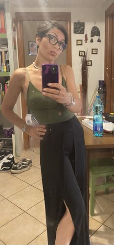 Customer photo review of Jumpsuit Eva con spacchi laterali