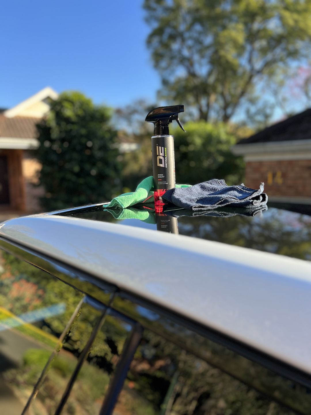 Customer photo review of Pro Coat - Streak Free Glass Cleaner