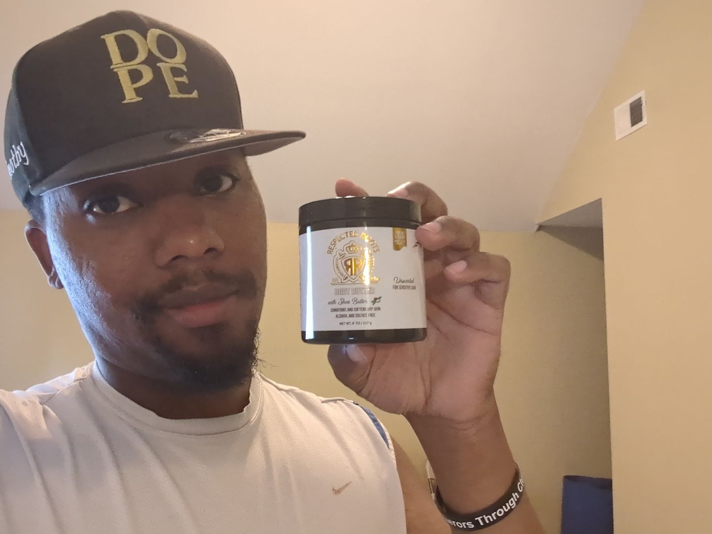 Customer photo review of Respected Roots Body Butter (Unscented for Sensitive Skin 8oz)