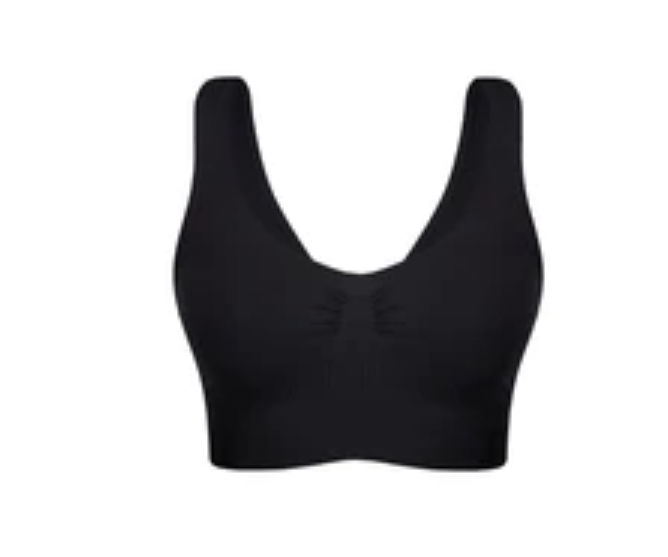 Customer photo review of Seamless Bust Support Back Fat Smoothing Bra