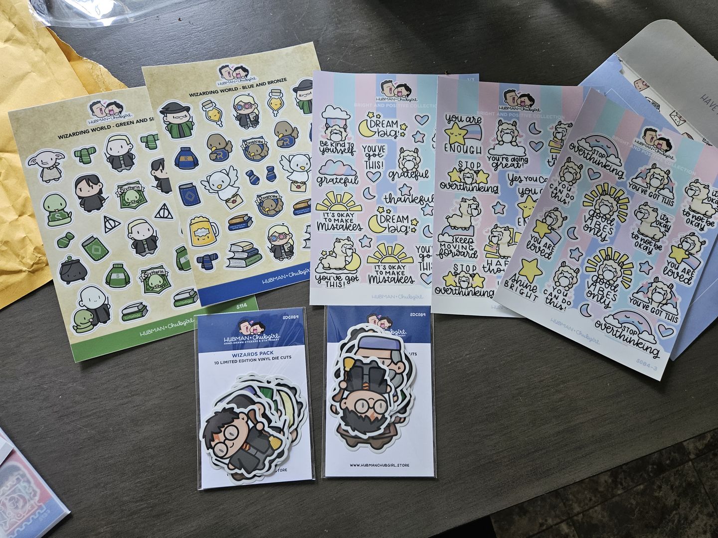 Customer photo review of Bright & Positive Collection Sticker Sheets