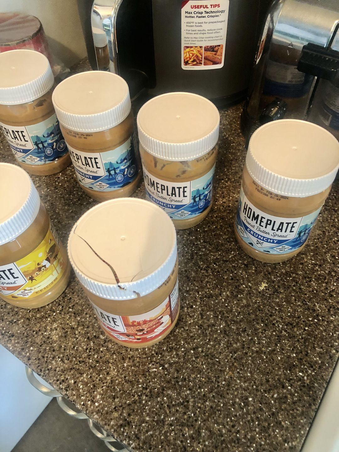 Customer photo review of Crunchy Peanut Butter (3 pack)