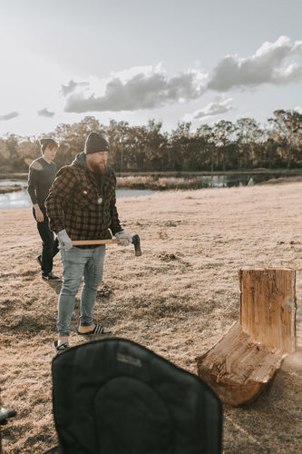 Customer photo review of Forager Hoodie - Removable Hoodie